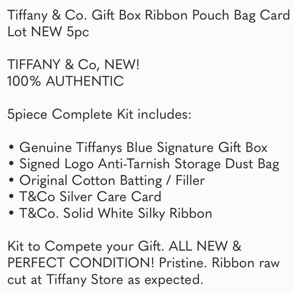 Authentic Tiffany Gift box set - Picture 6 of 6